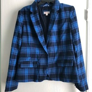 Plaid Blue Merona Blazer